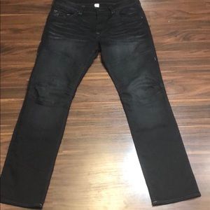 True Religion Men’s Moto Dark Wash Jeans